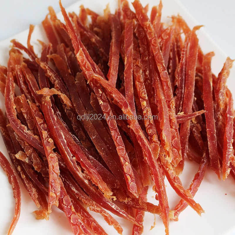 Pet Treats Factory - High Quality Organic Air-Dried Pet Treats Soft Duck Strips Customizable Logo