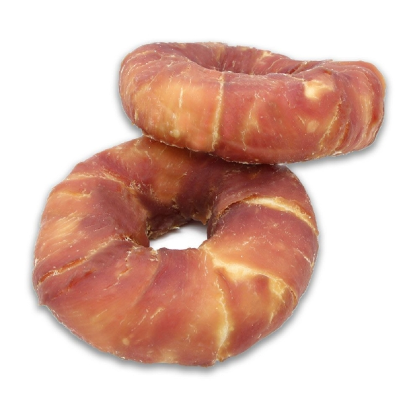 Pet Treats Factory - High Quality Organic Duck Donut Pet Treats Chicken Beef Flavored Air-Dried