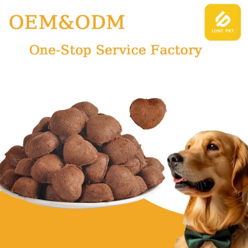 Pet Treats Factory - OEM High Quality Organic Pet Food Freeze-Dried Rabbit Blood Taste Iron Supplementation