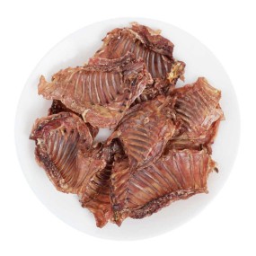 Pet Snack Manufacturer - Customizable Pet Food Dried Rabbit Ribs Teeth-cleaning Nutritious Delicious