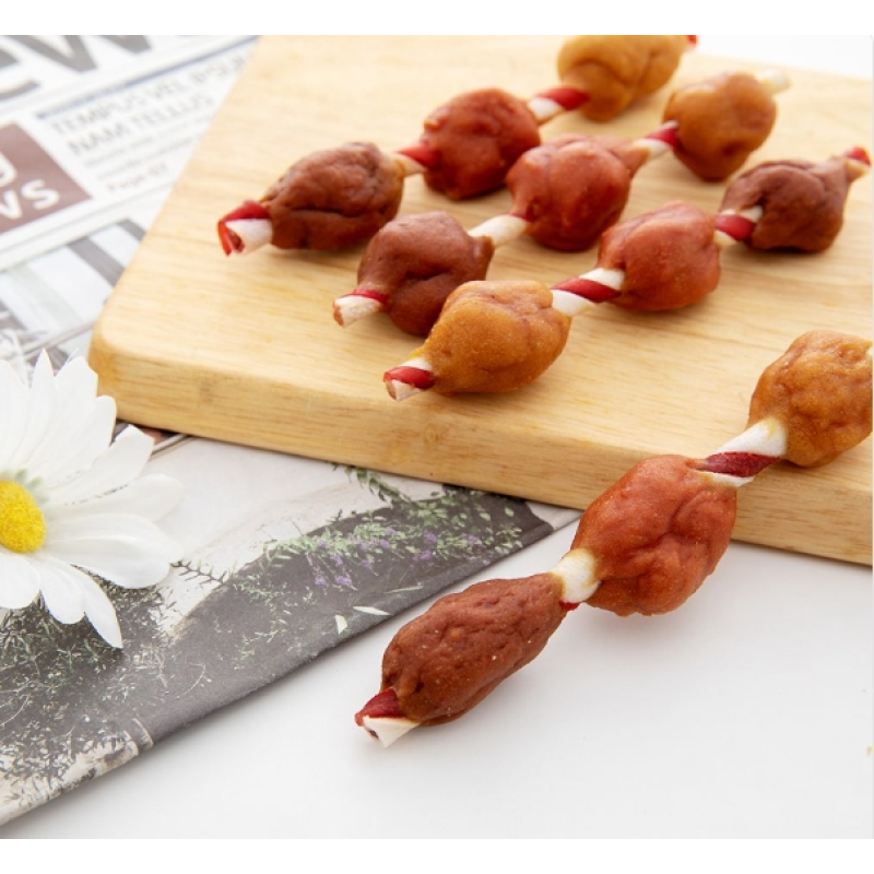 Pet Treats Supplier - New Type Organic Beef Flavored Kabobs Chewy Air-Dried Meat Pets Snacks