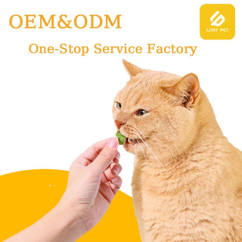 Pet Snacks Factory - Wholesale Premium Organic Freeze-Dried Catnip Treats Gentle Hair Removal Cat Grass