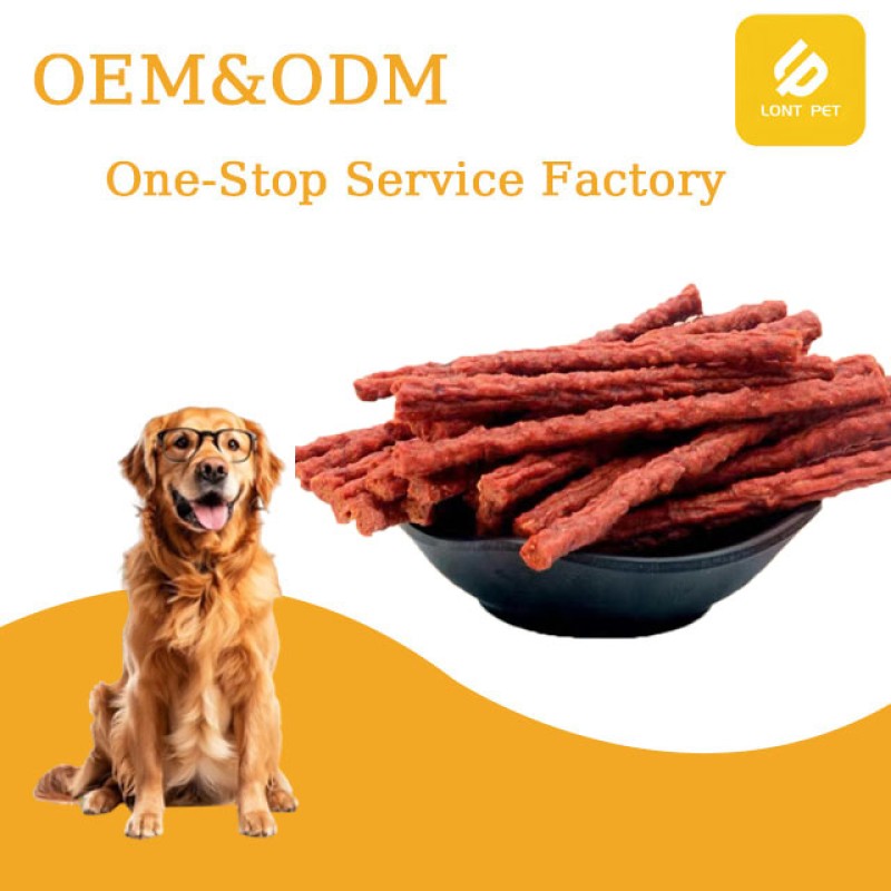 Pet Food Factory - High Quality Low Price Customizable Pet Food Beef Stick Teeth-Cleaning High Protein