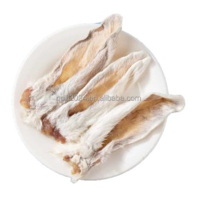 Pet Treats Factory - Customizable Air-Dried Rabbit Ears Treats for Pets Nutritious Meat Clean Teeth
