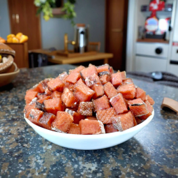 Pet Treats Manufacturer - Customizable High Protein Dried Salmon Cubes with Skin Hair Beautifying