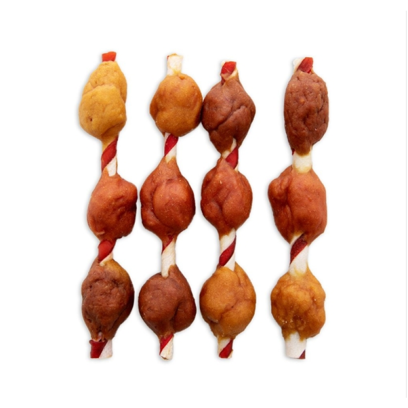 Pet Treats Supplier - New Type Organic Beef Flavored Kabobs Chewy Air-Dried Meat Pets Snacks