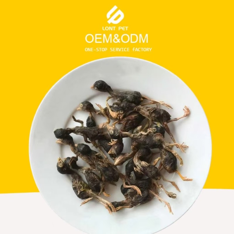 Pet Snacks Manufacturer - OEM High Quality Freeze-Dried Quail Treats Customizable Organic Meat Hair Gills