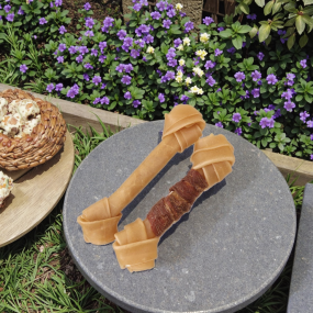 Dog Chews Factory - ODM OEM Factory Rawhide Roll Cowhide Dog Chews Organic Beef Chicken Flavored