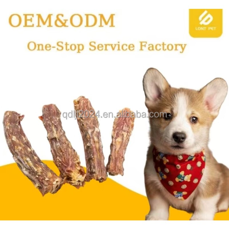 Pet Treats Manufacturer - Organic Duck Neck Soft Chew Pet Treats Natural Widely Used Special Design