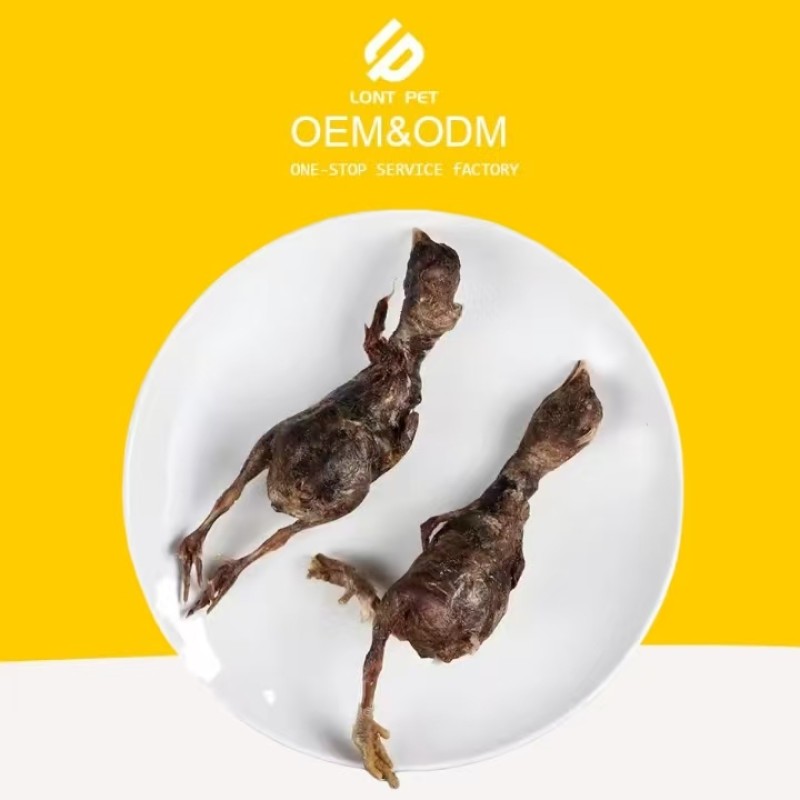 Pet Snacks Manufacturer - OEM High Quality Freeze-Dried Quail Treats Customizable Organic Meat Hair Gills