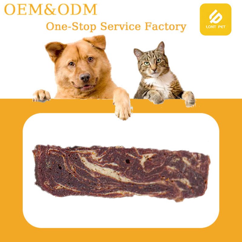 Pet Treats Manufacturer - Customizable High-Protein Organic Lamb Cod Slice Pet Treat Meat-Based