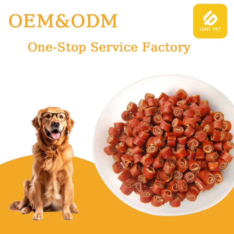 Pet Treats Manufacturer - Customizable High-Protein Mini Duck Sushi Pet Treats Organic Meat Safe