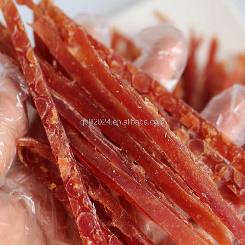 Pet Treats Factory - High Quality Organic Air-Dried Pet Treats Soft Duck Strips Customizable Logo