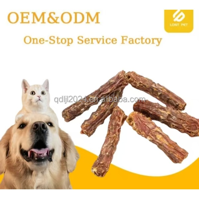 Pet Treats Manufacturer - Organic Duck Neck Soft Chew Pet Treats Natural Widely Used Special Design
