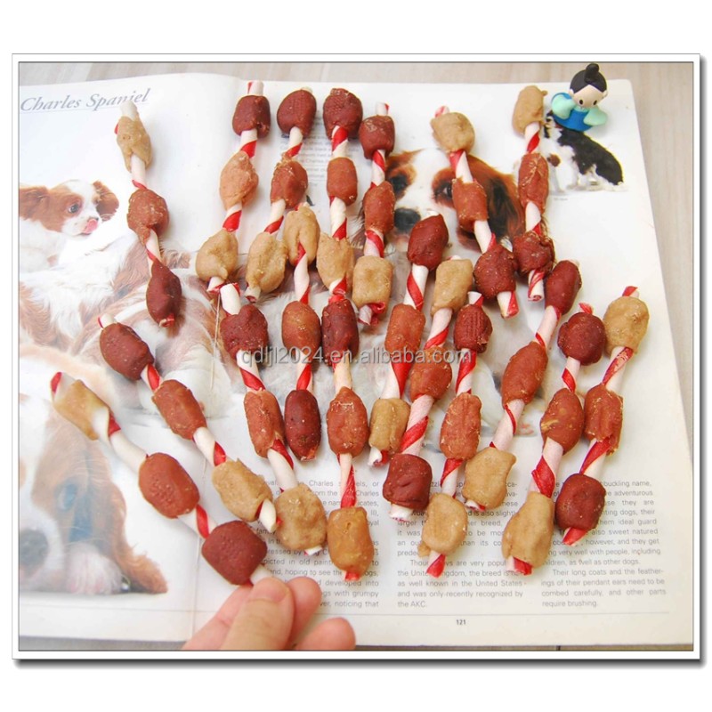 Pet Treats Supplier - New Type Organic Beef Flavored Kabobs Chewy Air-Dried Meat Pets Snacks