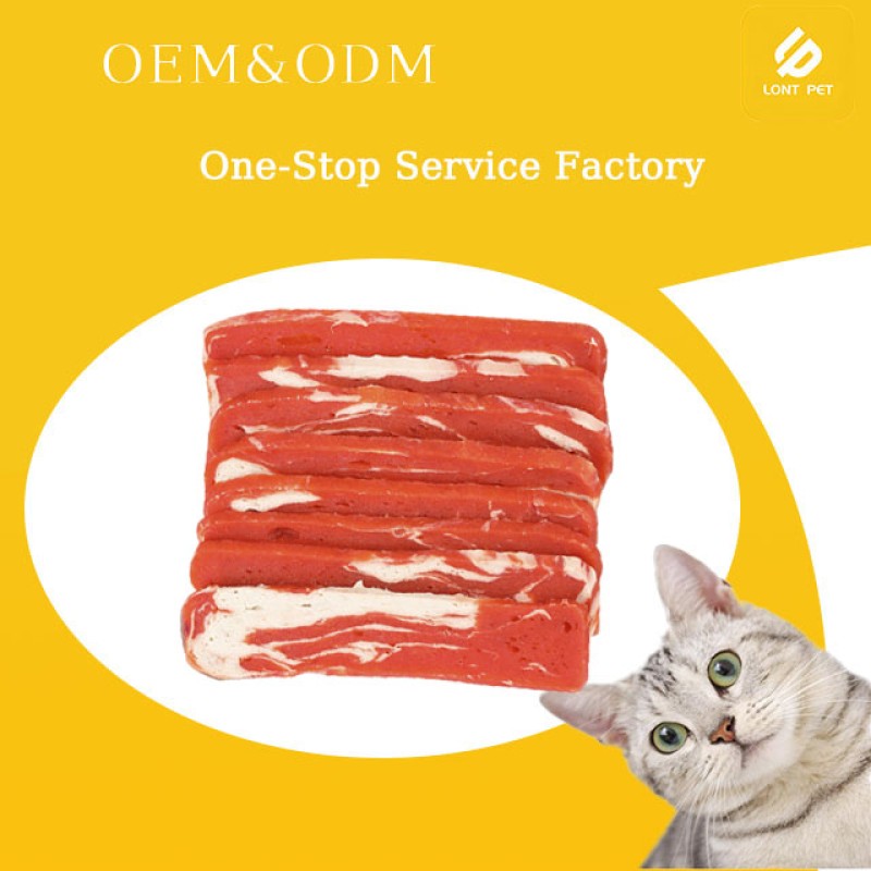 Pet Food Manufacturer - High Quality Customizable Pet Food Duck Cod Slice Meat-Based Cat Snacks