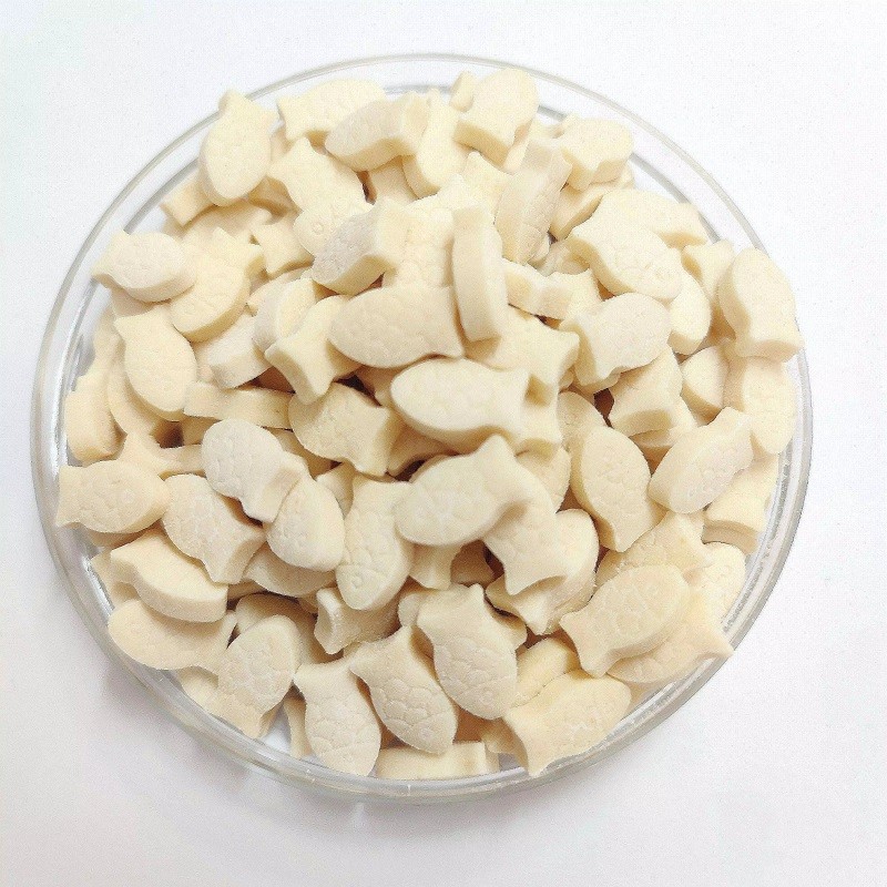 Calcium Tablets Pet Treats Manufacturer - Small Fish Shape