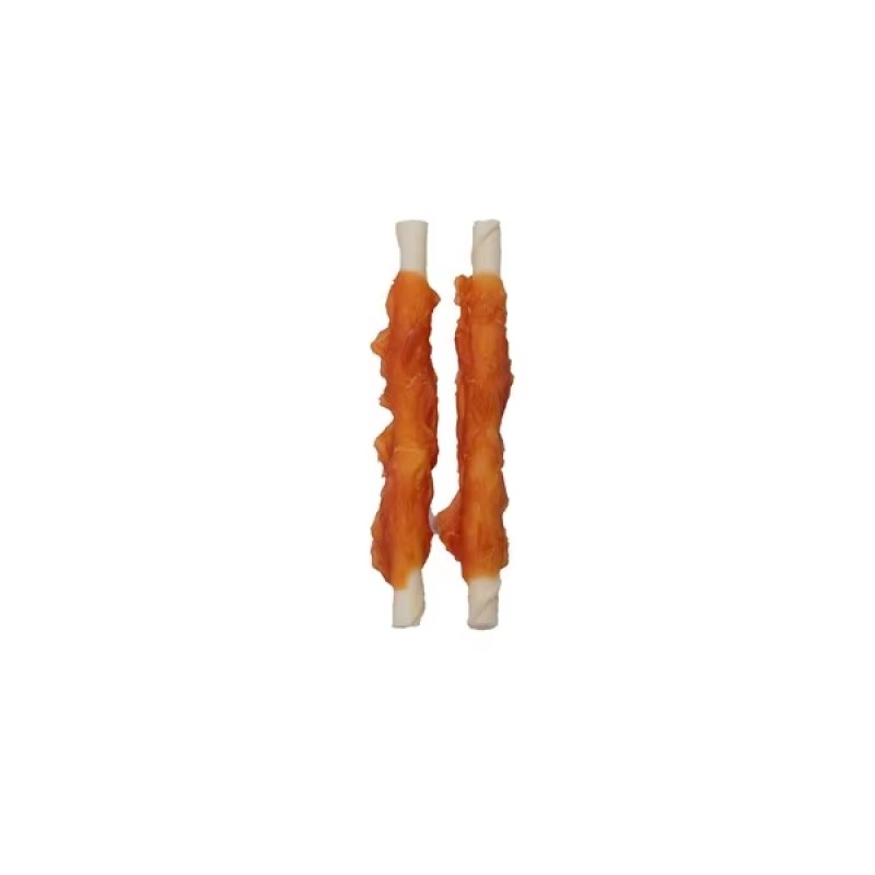 Rawhide Stick Manufacturer - Wholesale White Rawhide Stick With Chicken Meat Dog Snacks Treats