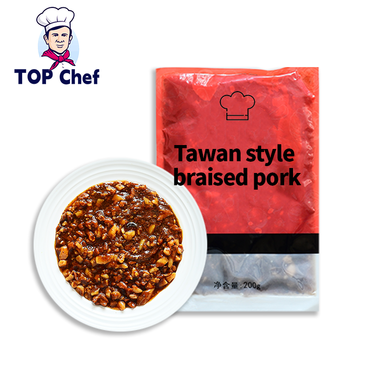China's Powerful Factory Ready to Eat Food Taiwanese Braised Pork Rice Asian Food Restaurant Asiatico