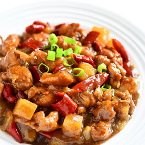 China High Quality Lunch MengShan Fried Chicken Dinner Necessary Delicious Dishes Factory Direct Source Manufacturer Food Potato