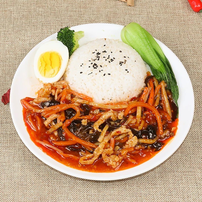 Wholesale High Quality Sweet and Spicy Shredded Pork Cooking Pack Frozen Yuxiang Pork Catering Quick-Frozen Food Takeout