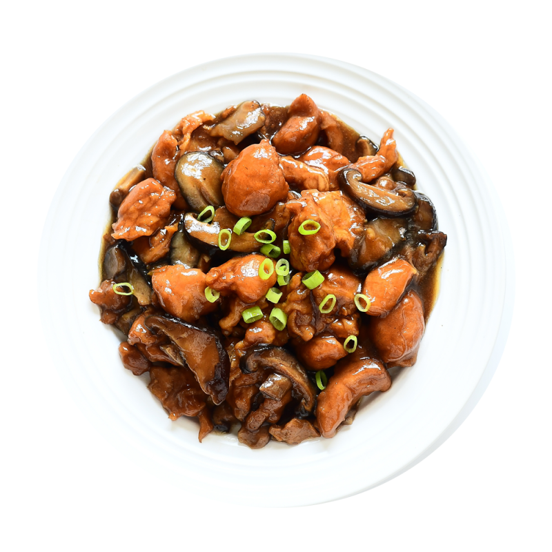 Wholesale Top Ranked Ready to Go Chinese Food Instant Delivery From Shandong Province Chicken With Mushroom Green Vegetable