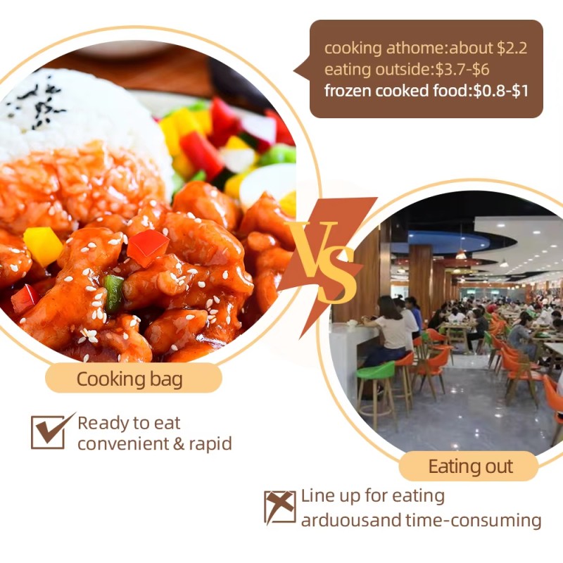 Catering Supply Chain Christmas Exclusive Sweet Sour Chicken Flavor Great No Preservatives Condiment Takeout Fast Food Gourmet