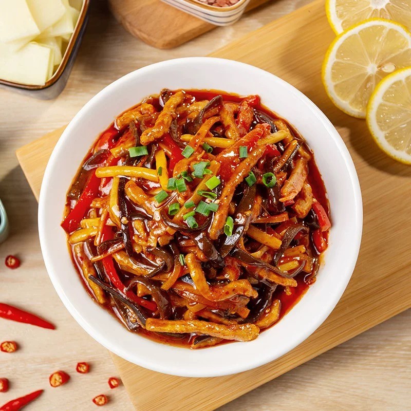 Chinese Factory Directly Sell 2025 Best Seller a Lazy Person Food Sweet and Spicy Shredded Pork Chinese Food Supermarket