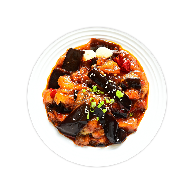 Free Samples Eggplant With Garlic Sauce Instant Heating New Food and Beverage "outlet" Shandong Halloween Gift Party Cuisine