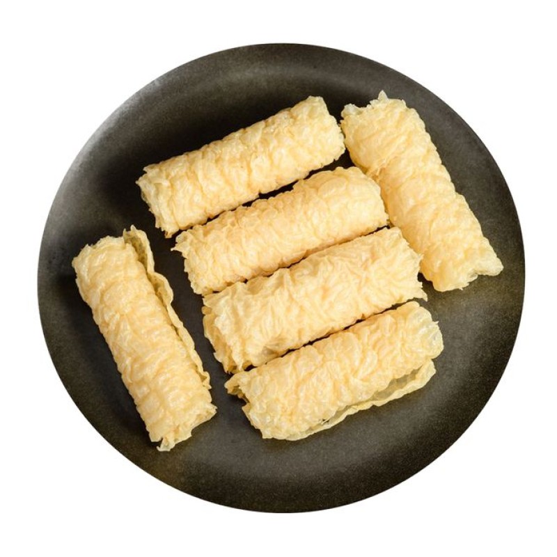 China Kitchen Prepared Meal Factory Wholesale Soybean Products Fried Bean Curd Roll Supermarket Instant Fast Food Hot Pot