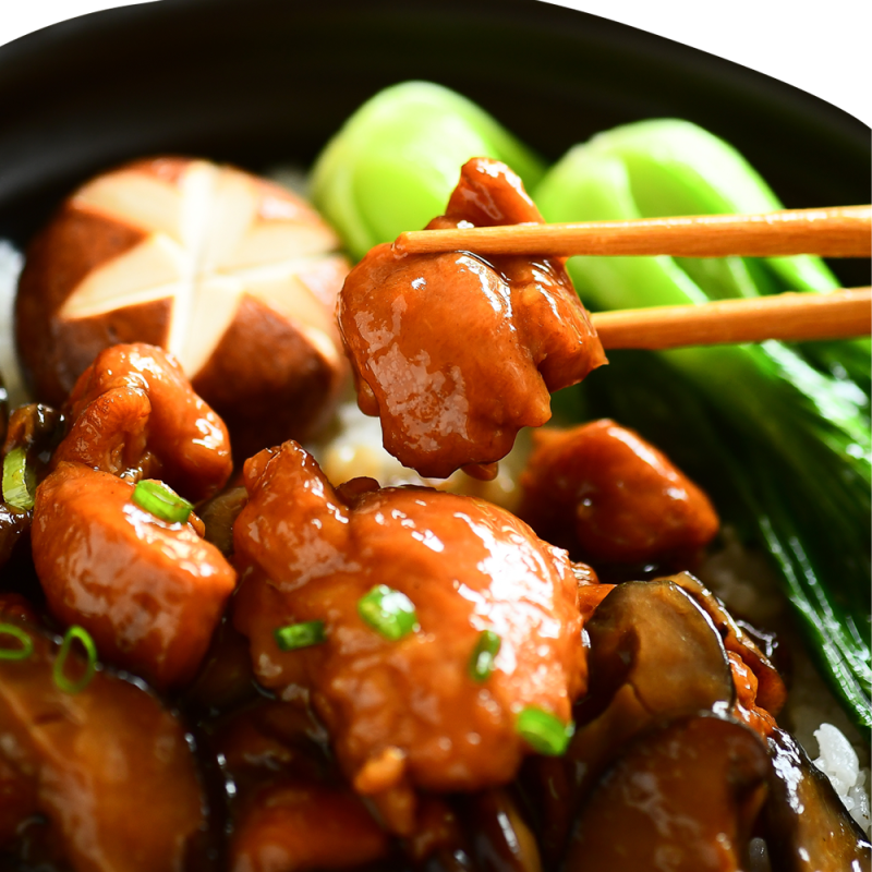 Haozhufu Mushroom Chicken Cooking Package Semi Finished Dishes Catering Quick-Frozen Food Halal Meat Wholesale