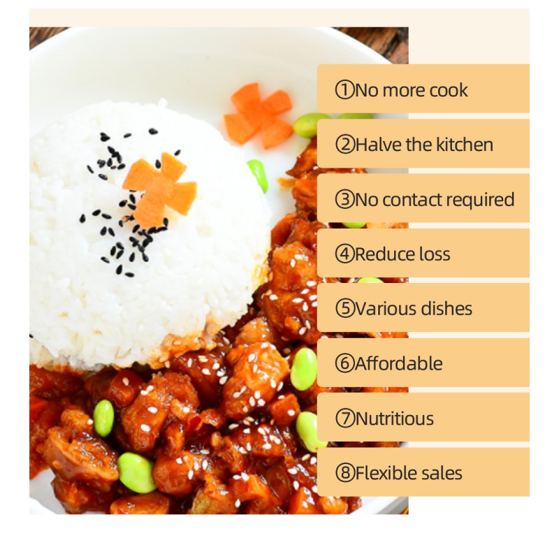 Professional Factory OEM Eggplant With Minced Pork Simple Meal Package Meat Dishes Food and Beverage Business Supermarket