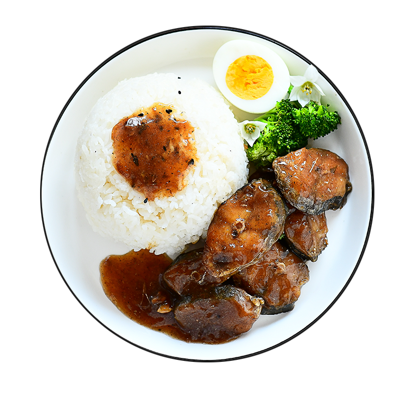 Best Product for 2025 Prepackaged Dishes Business Frozen Seafood Spiced Spanish Mackerel Instant Meal  Heated Ready to Eat