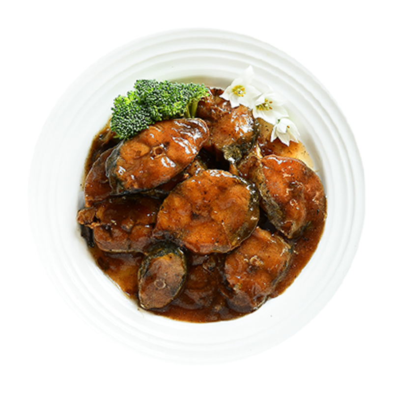 Best Product for 2025 Prepackaged Dishes Business Frozen Seafood Spiced Spanish Mackerel Instant Meal  Heated Ready to Eat