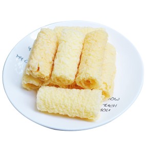 Wholesale OEM Haccp ISO Instant Heating Food Golden Fried Dry Bean Curd Sheet Roll Hot Pot Restaurant Fast Shipping From China