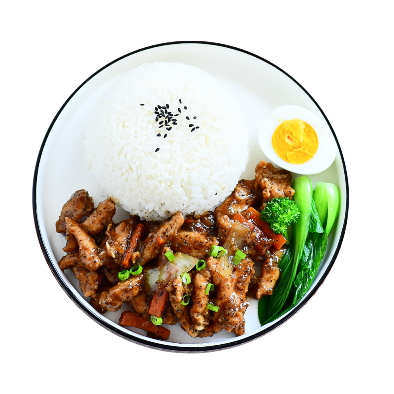 Pepper Chicken Commercial Fast Food Product Fast Food High Quality Food Ready Eat Meals MRE Fast Meal