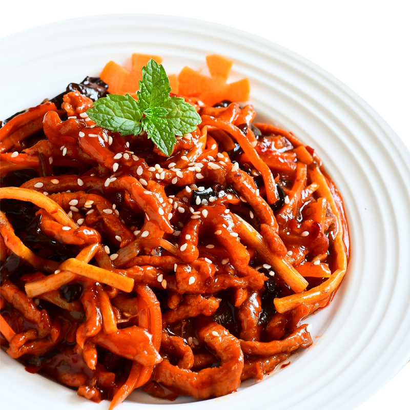 Prefabricated Food Package Ready to Eat Fast Food Fish Flavored Shredded Chicken Instant Package Asian Typical Food