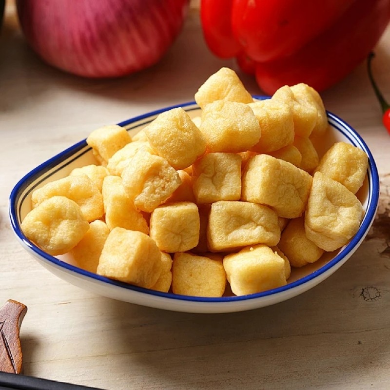 2024 New Arrival Top-chef Brand High Quality Original Flavor  Factory-direct Tofu Puff Chinese Food in Supermarket