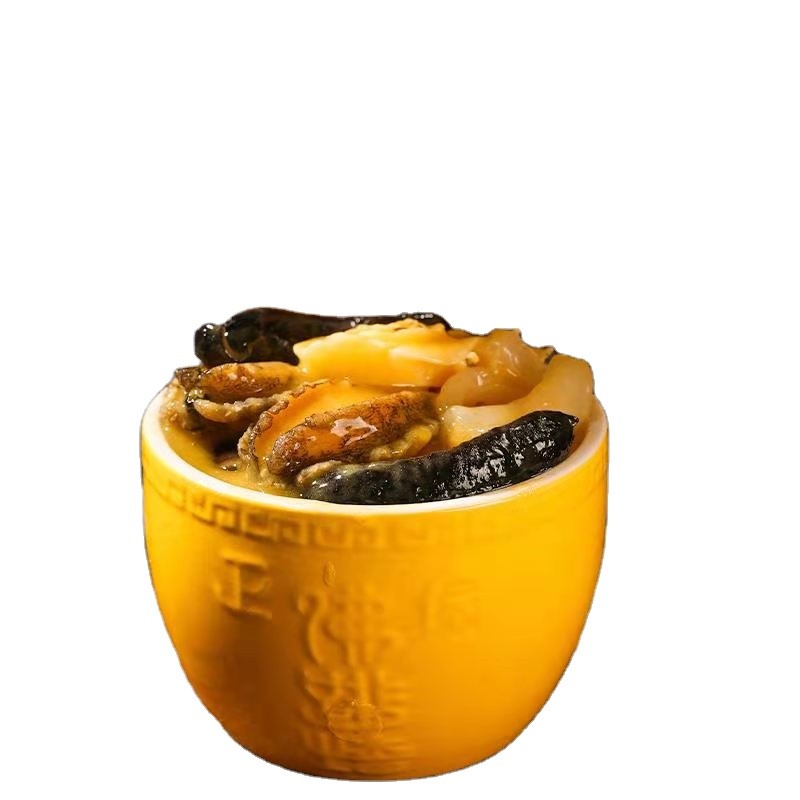 Best Selling Buddha Jumps Over the Wall Abalone and Sea Cucumber Soup Seafood Scallop Fish Product Chinese Snacks