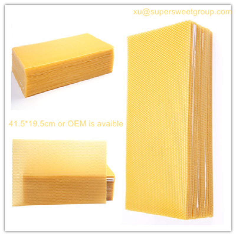 Natural Beeswax Foundation Factory - OEM Custom Comb Sheet