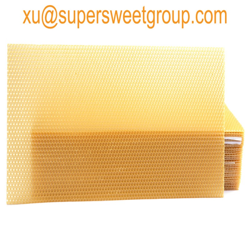 Natural Beeswax Foundation Factory - OEM Custom Comb Sheet