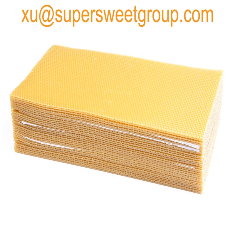 Natural Beeswax Foundation Factory - OEM Custom Comb Sheet