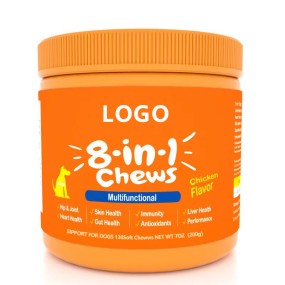 Pet Soft Chews Supplier - 8 in 1 Multivitamin Custom