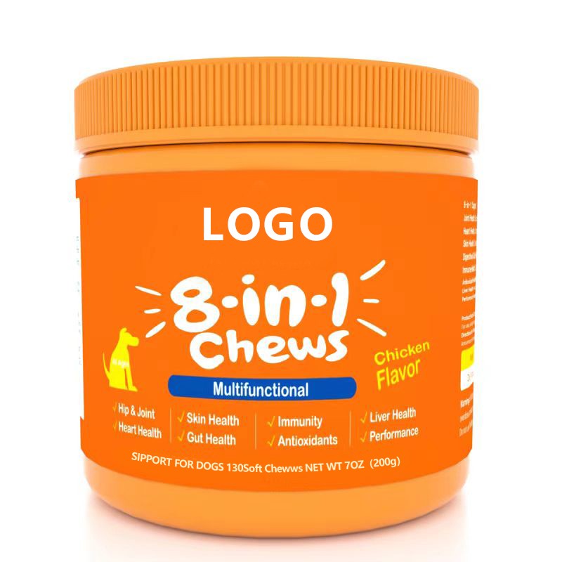 Pet Soft Chews Supplier - 8 in 1 Multivitamin Custom