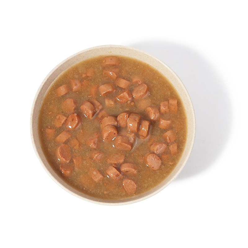 Canned Dog Food Factory - 400g Chunk Meat Label