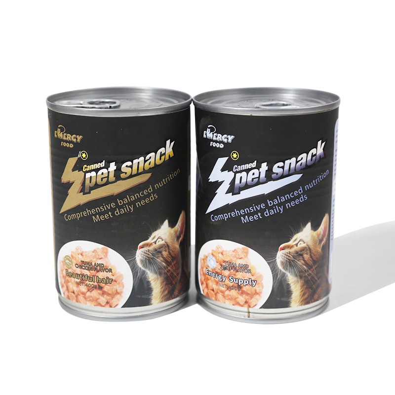Cat Food Can Supplier - 400g Chunk Meat Private
