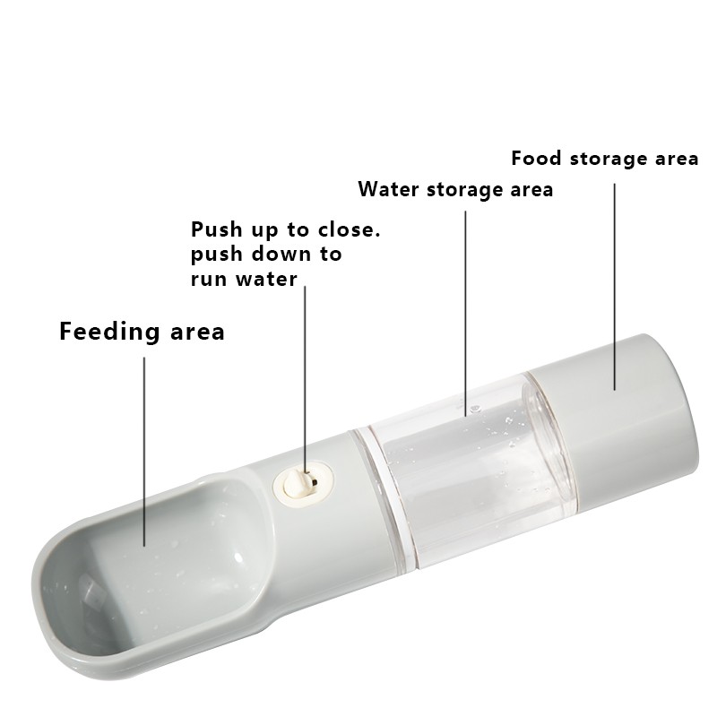 Pet Water Bottle Manufacturer - 3 in 1 Portable Travel