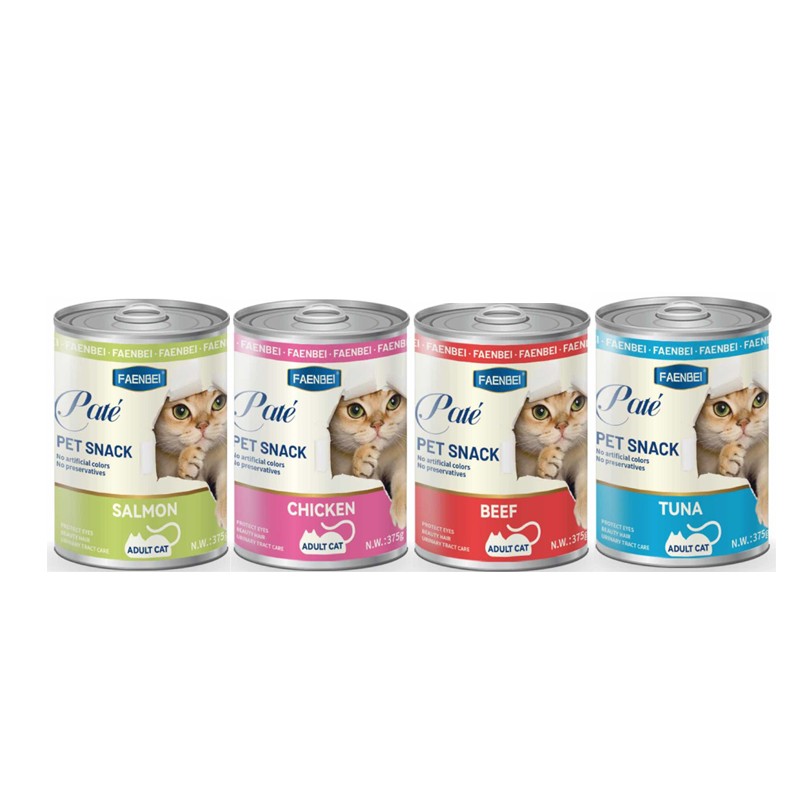 Cat Food Can Supplier - Various Flavor 375g Custom