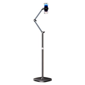 Aluminum Tripod Supplier - Portable Adjustable Height Tripod with Plastic Feet for TikTok