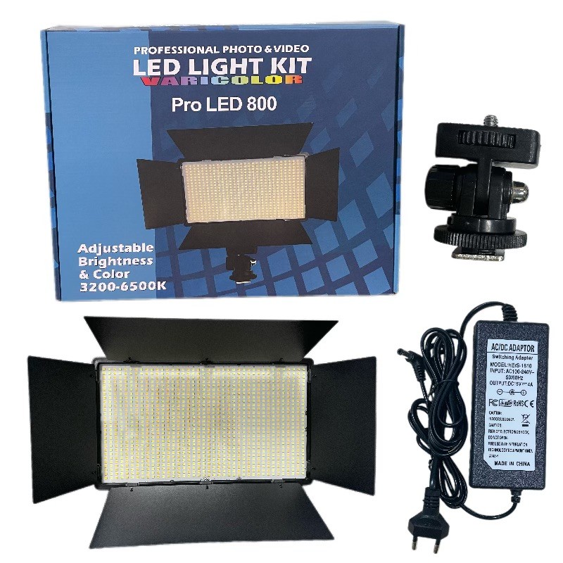 LED Video Light Supplier - 800 LED Professional Photography Light Dimmable 3200-5600K Studio